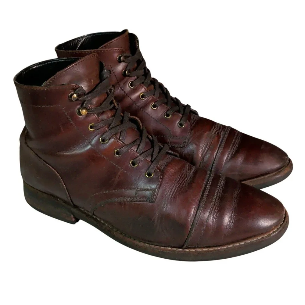 Thursday Boot Company Everyday Boots Mens Size 11 Brown Leather Preppy